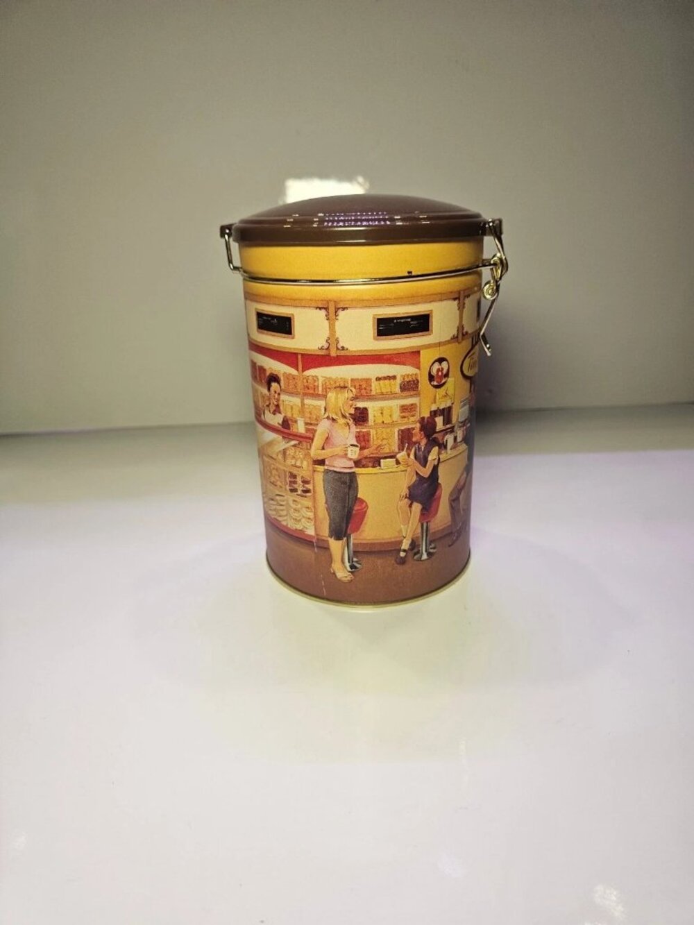 Tim Hortons #001 Gathering Place First Edition Collector Coffee Canister